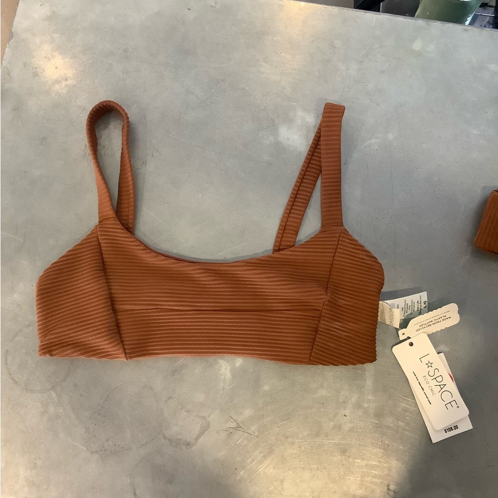 L*space brown bikini top (new)